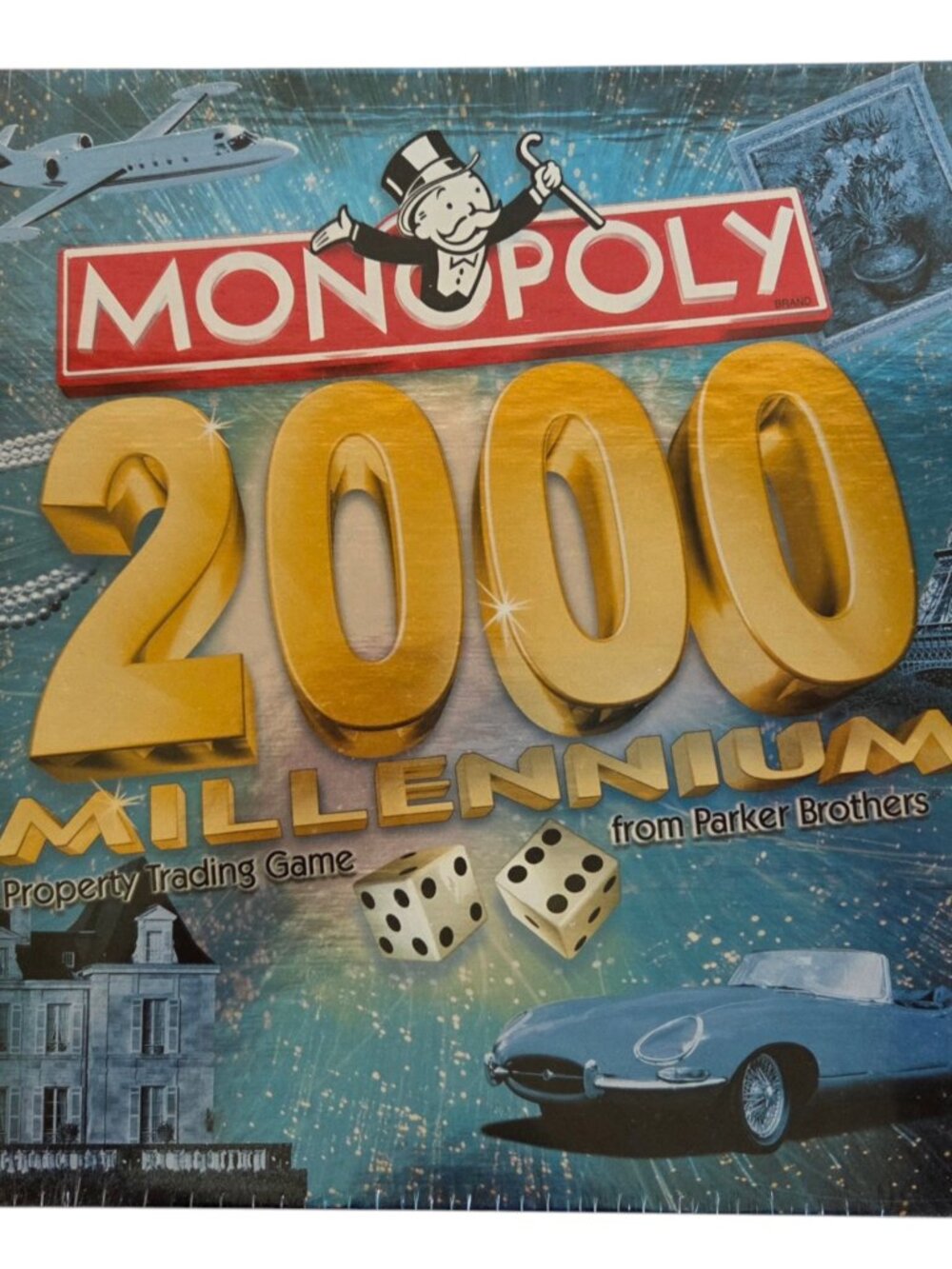 Vintage MONOPOLY 2000 Millennium Edition Family Board Game Parker Brothers NEW